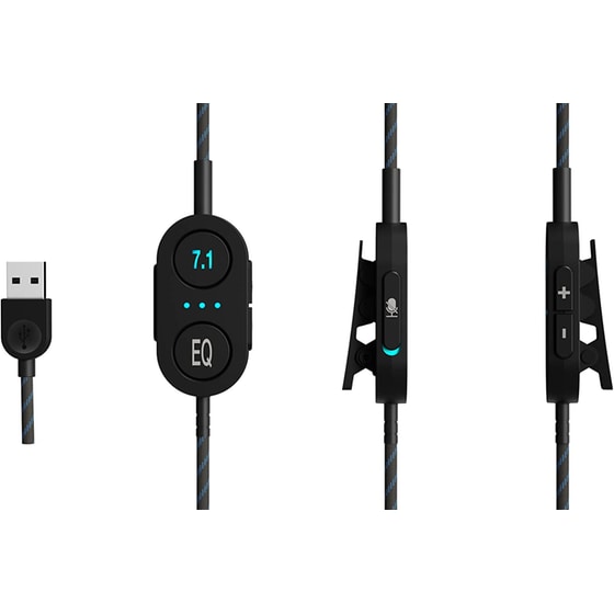 Ακουστικά Headset Lenovo Legion H500 Pro με Μικρόφωνο - Μαύρο image 4