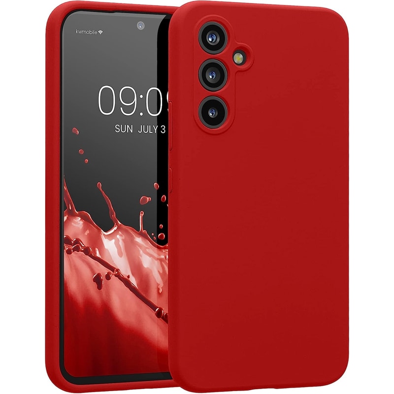 KWMOBILE Θήκη Samsung Galaxy A54 - KWmobile Soft Flexible Rubber Cover - Classic Red