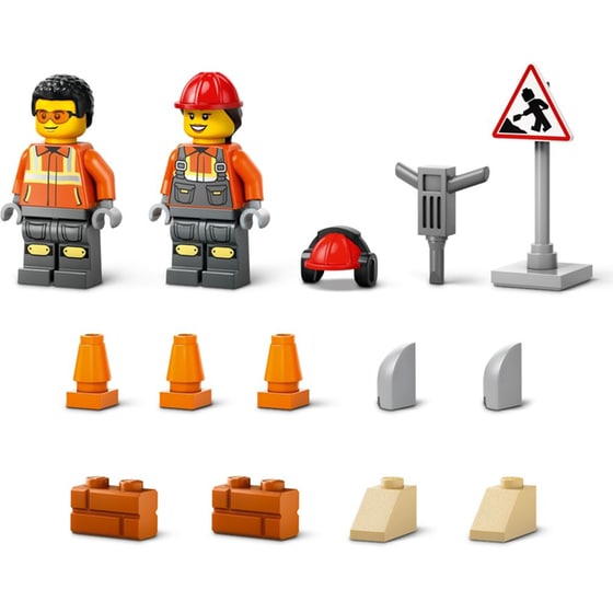 LEGO® City Yellow Construction Wheel Loader (60450) image 8