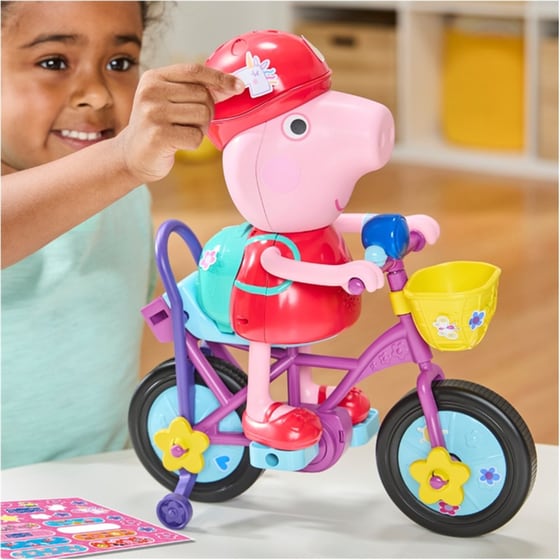 Φιγούρα Hasbro Peppa Pig με Ποδηλατάκι image 13