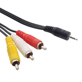 Καλώδιο Εικόνας & Ήχου Powertech 3.5mm Jack σε RCA Audio/Video male - 1.5m