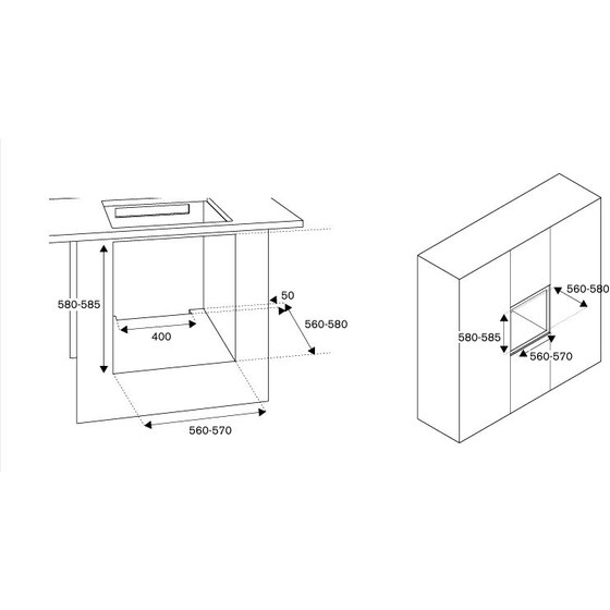 BERTAZZONI F6011MODPTN 76 Lt Μαύρο Εντοιχιζόμενος Φούρνος Άνω Πάγκου image 3
