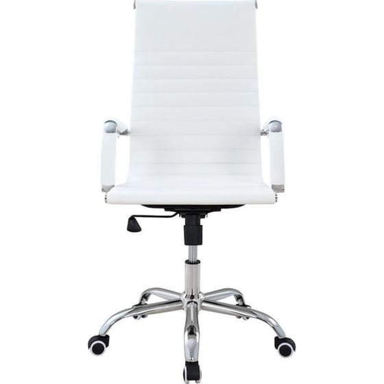 Καρέκλα Γραφείου ArteLibre Διώνη από Δερματίνη - Λευκή image 1