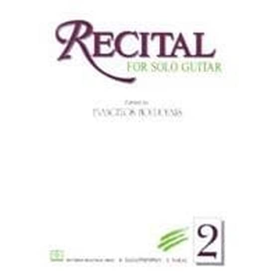 Recital 2 for solo guitar image 0