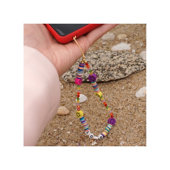 Handmade Phone Strap Love Smile image 3