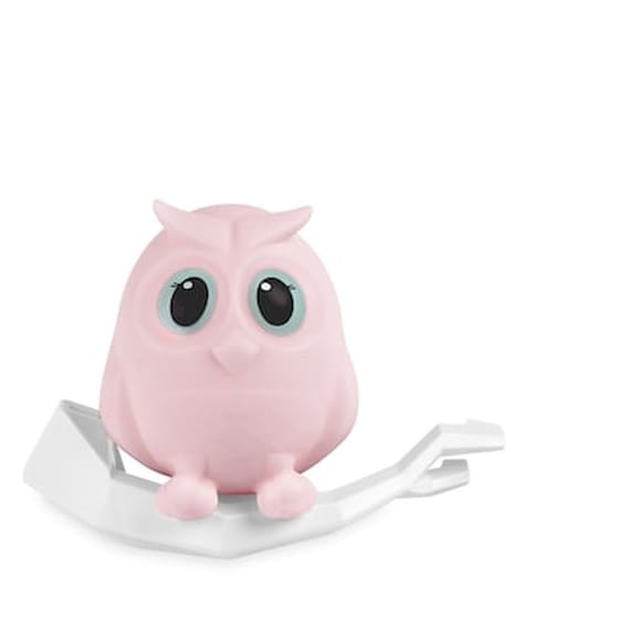 Flow  Επιτοίχιο Φωτιστικό Νυχτός Με Επαναφόρτιση Usb- Κουκουβάγια Ροζ  Mell -fl1125027 image 0