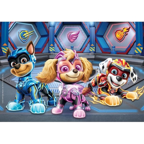 Παιδικό Παζλ Clementoni Super Color Nickelodeon Paw Patrol The Mighty Movie (2x60 Κομμάτια) image 3