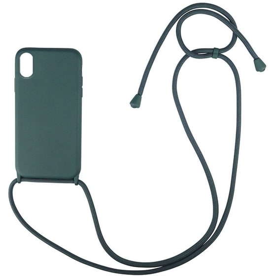 Θήκη Apple iPhone X / iPhone XS - My Colors με Κορδόνι Carryhang - Πράσινο image 0