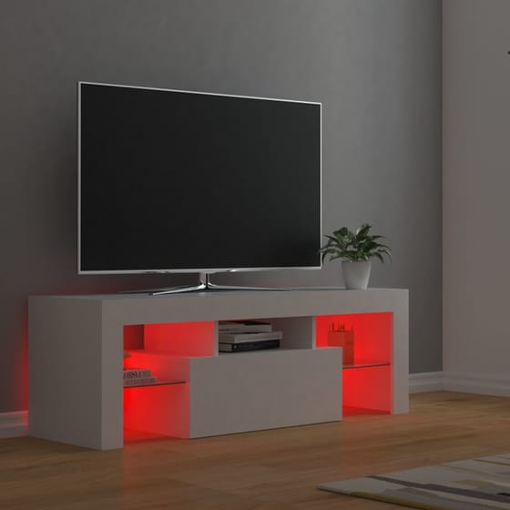 Έπιπλο Τηλεόρασης VidaXL από Μοριοσανίδα 120x35x40cm - Λευκό image 3