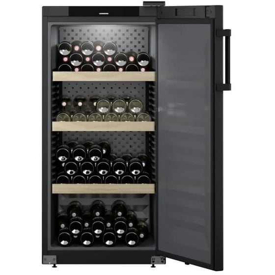 LIEBHERR WSbl 4201 GrandCru για 141 Μπουκάλια Μαύρο Συντηρητής Κρασιών image 2