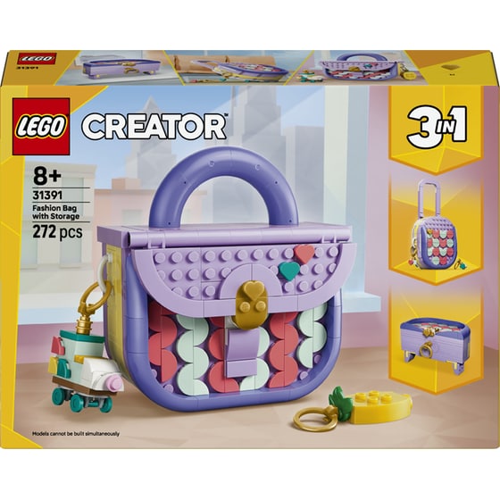 LEGO® Creator 3in1 Art Fashion Bag with Storage (31391) image 0
