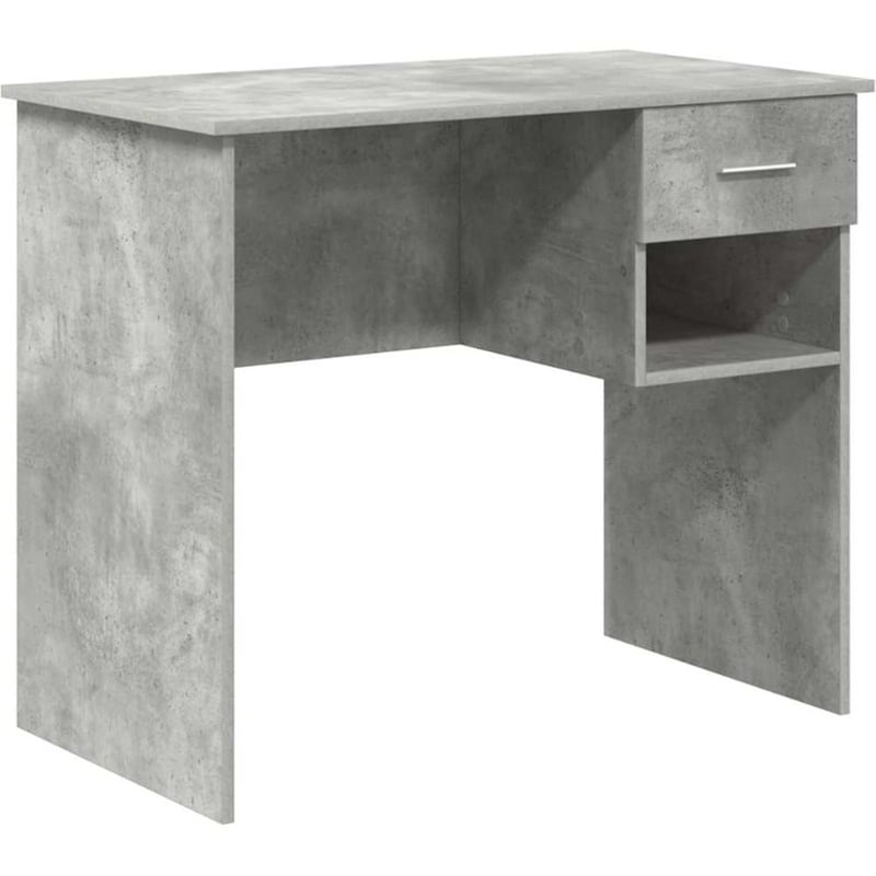 Γραφείο VidaXL από Επεξεργασμένο Ξύλο 90x49x75 cm - Γκρι Σκυροδέματος