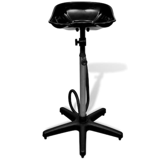 Φορητός Λουτήρας Κομμωτηρίου VIDAXL Μαύρος image 2