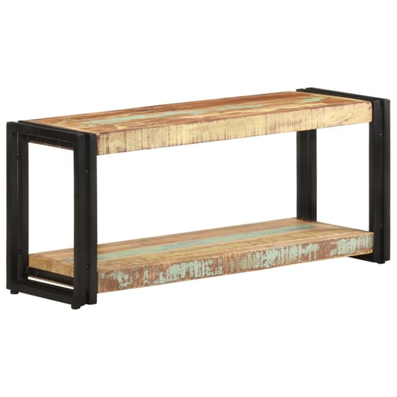 Έπιπλο Τηλεόρασης VidaXL Ξύλινο/Μεταλλικό 90x30x40cm - Kαφέ/Μαύρο image 7