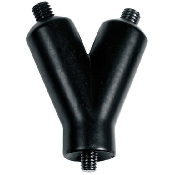 Αντάπτορας Κεραίας Lampa Διπλός 6mm -Μαύρο image 0