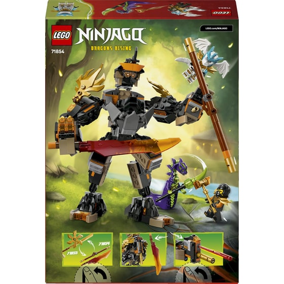 LEGO® NINJAGO® Εξωστολή Αποστολών του Κόουλ & Ζέιν-Δράκος (71854) image 8