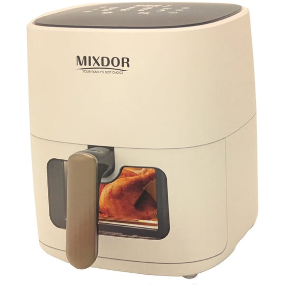 MIXDOR MAF-604 με Αποσπώμενο Κάδο 1500 W 6.5 L Κρεμ Φριτέζα Αέρος image 0