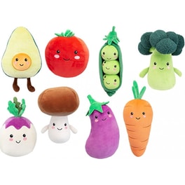 Λούτρινο Softlings Salad & Veg Foodies (27cm) - Τυχαία Επιλογή Σχεδίου
