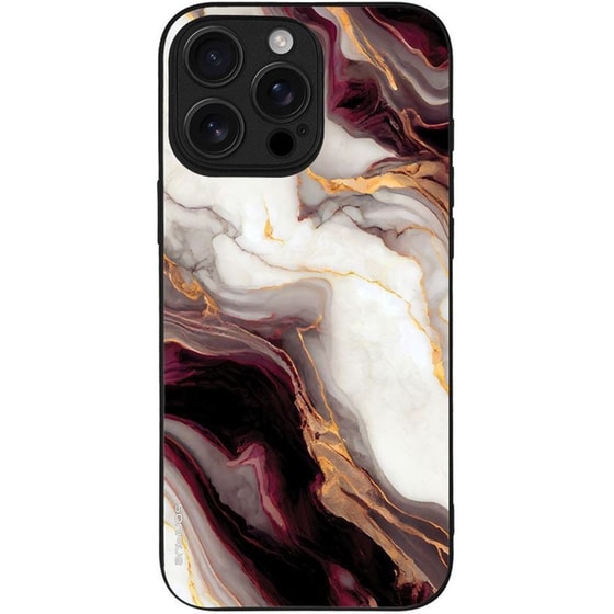 Θήκη Apple iPhone 16 Pro Max - Sonique Marble Series - Μπορντό image 0