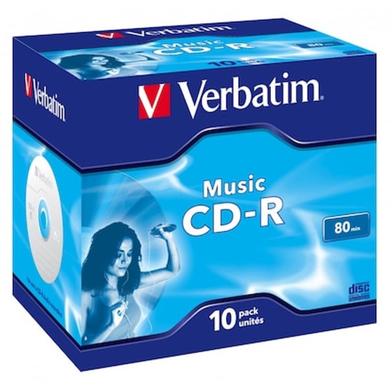 Δίσκοι CD/DVD Verbatim CD-R 700ΜΒ 10τμχ image 1