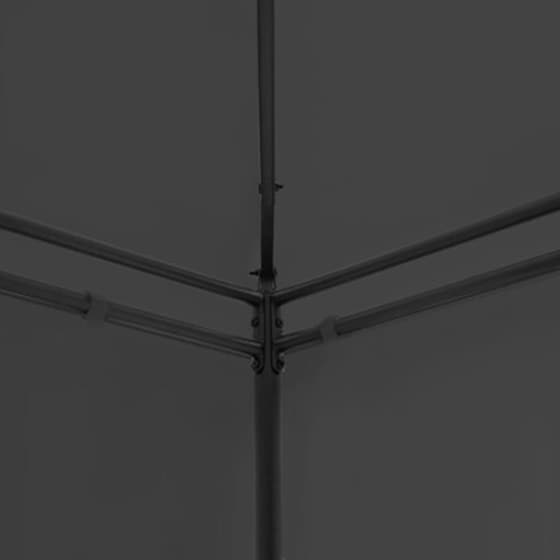 Vidaxl Κιόσκι Με Κουρτίνες Ανθρακί 600 X 298 X 270 Εκ. image 3