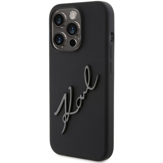 Θήκη Apple iphone 15 Pro - Karl Lagerfeld Karl Script Logo - Μαύρο image 2