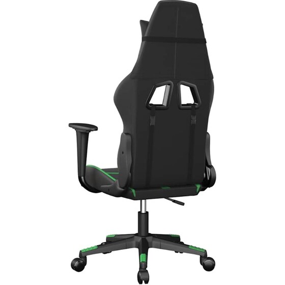 Καρέκλα Gaming VIDAXL 345426 με Ρυθμιζόμενα Μπράτσα από Τεχνητό Δέρμα - Μαύρο image 4