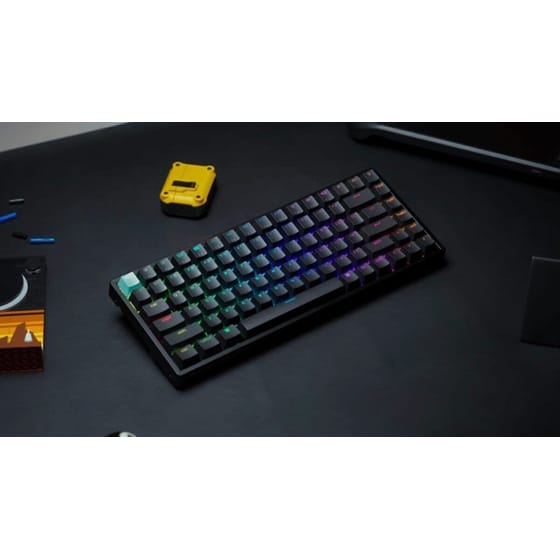 Keychron K2 He (k2h-j1) Gaming Μηχανικό Ενσύρματο/Ασύρματο Bluetooth Πληκτρολόγιο με Μαγνητικούς Διακόπτες και RGB φωτισμό Μαύρο (US) image 1
