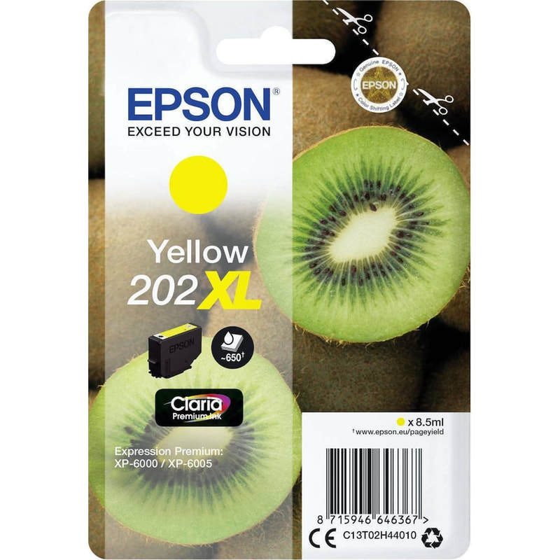 EPSON Μελάνι Epson 202XL Yellow - C13T02H44010