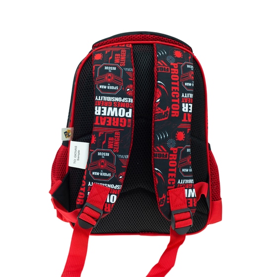 Τσάντα Πλάτης Δημοτικού GIM Spider-Man Logo image 2