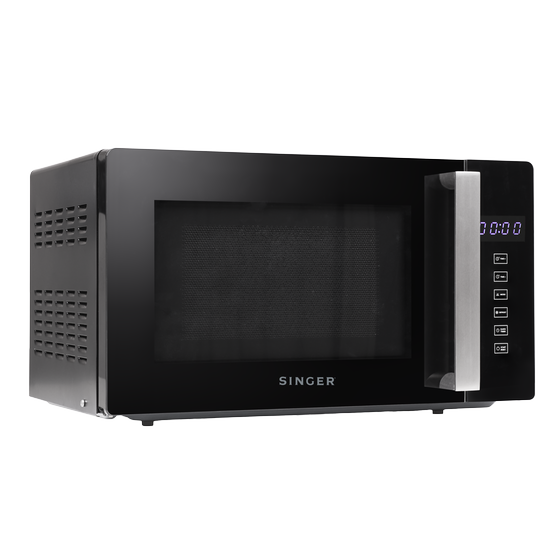 SINGER MWGBL DGT BL 20 Lt με Grill Μαύρο Φούρνος Μικροκυμάτων image 1