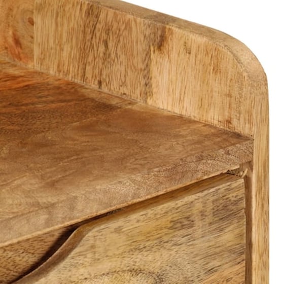 Κομοδίνο Vidaxl Από Μασίφ Ξύλο Μάνγκο 40x30x59.5 cm - Καφέ image 5