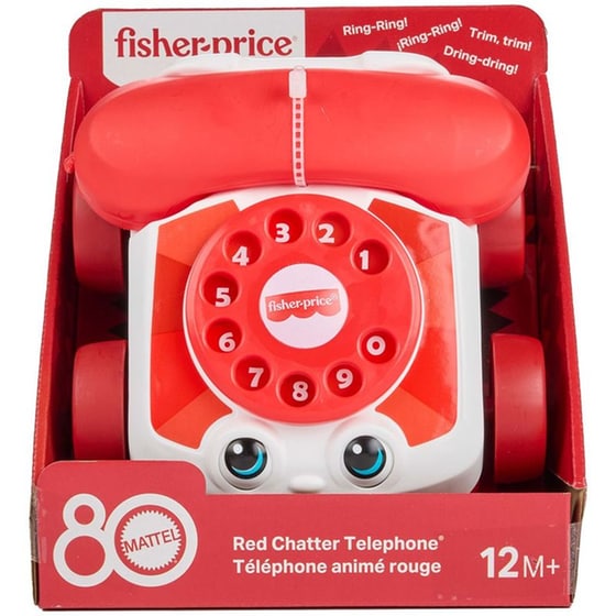 Συρόμενο Τηλεφωνάκι Fisher Price 80 Χρόνια Mattel image 0