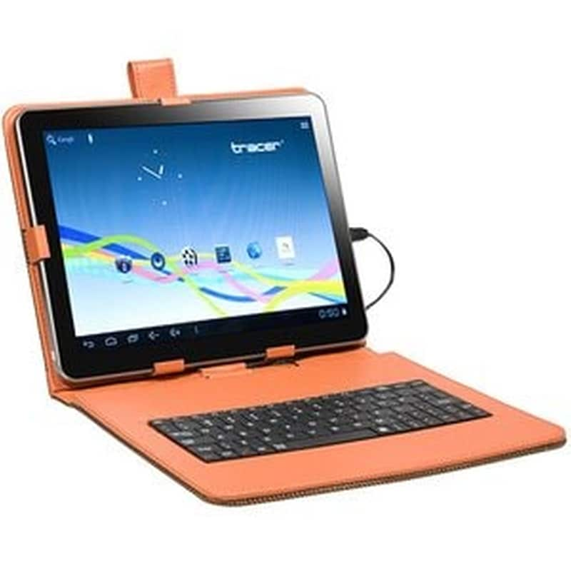 Tracer Book Πληκτρολόγιο για Universal Tablet 9.7 - Πορτοκαλί φωτογραφία