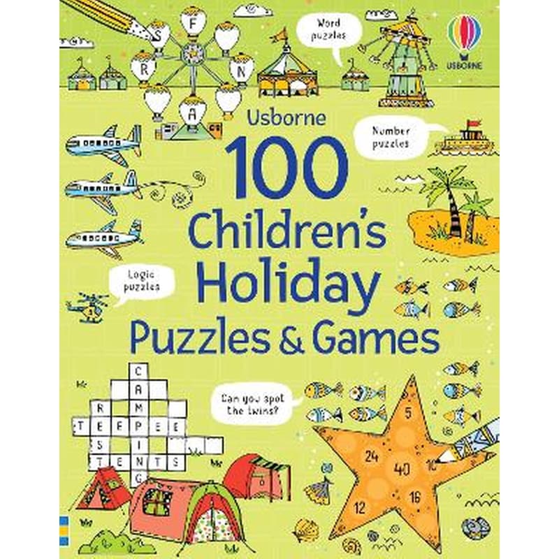 100 Childrens Puzzles and Games: Holiday