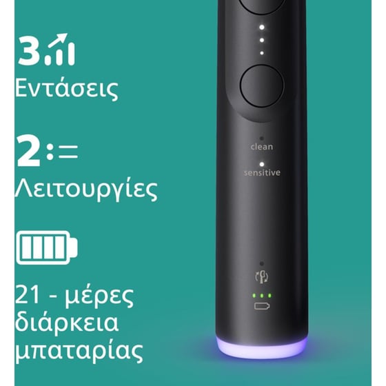 Ηλεκτρική Οδοντόβουρτσα PHILIPS Sonicare 6100 HX7406/02 - Γαλάζιο image 10
