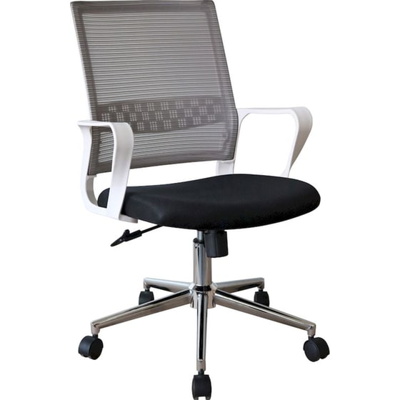 Καρέκλα Γραφείου ArteLibre Haley από Ύφασμα Mesh - Γκρι/Μαύρη image 0