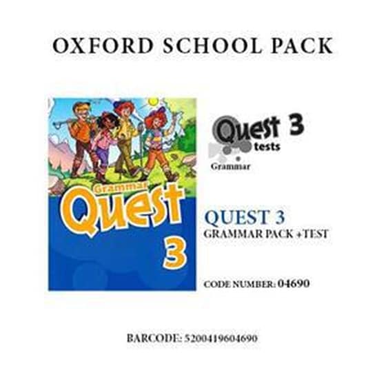 Quest 3 Grammar  Pack -04690 (A1-A2) image 0