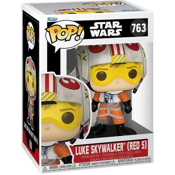 Funko Pop! Disney: Star Wars - Luke Skywalker (Red 5) #763 Bobble-Head Vinyl Figure image 1