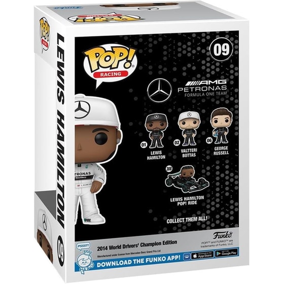 Funko Pop! Racing - Racing - Mercedes - Lewis Hamilton with Helmet #09 image 1