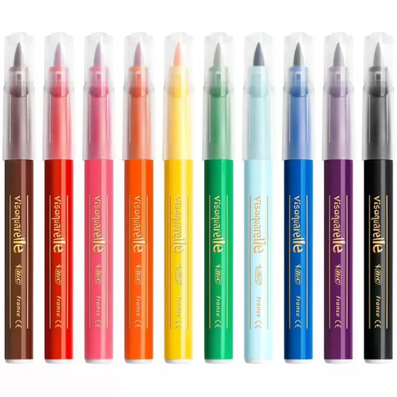 Μαρκαδόροι Ακουαρέλας Bic Visa 1.7 mm (10 Τεμάχια) image 1