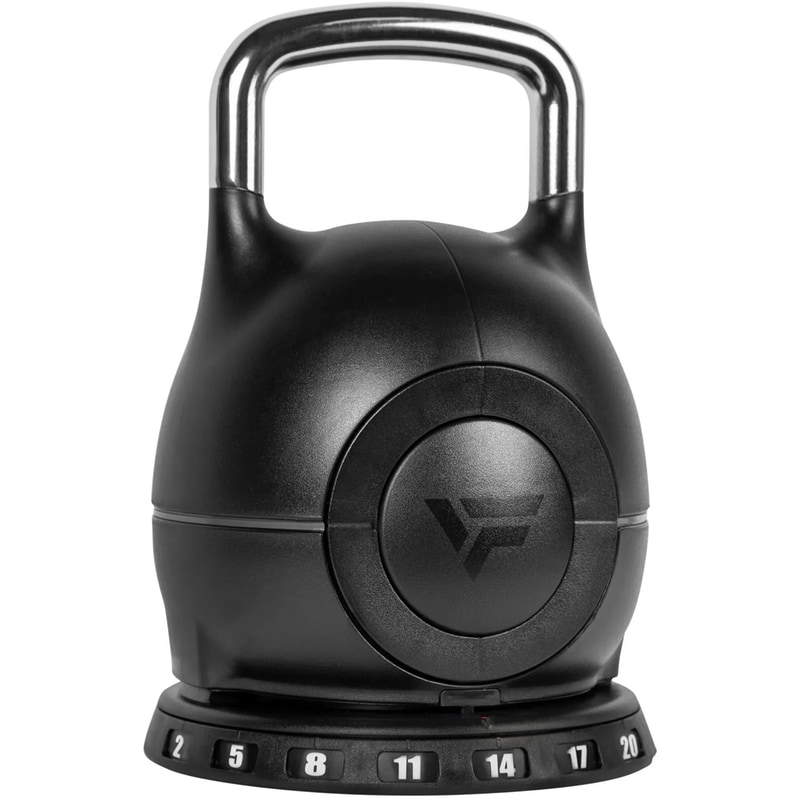 VIRTUFIT Kettlebell από Ατσάλι 20kg Μαύρο