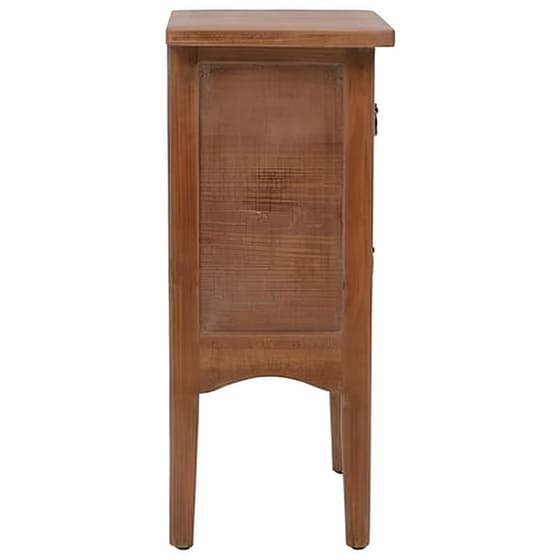 Κομοδίνο Vidaxl Από Μασίφ Ξύλο Ελάτης 40x29x68 cm - Καφέ image 4