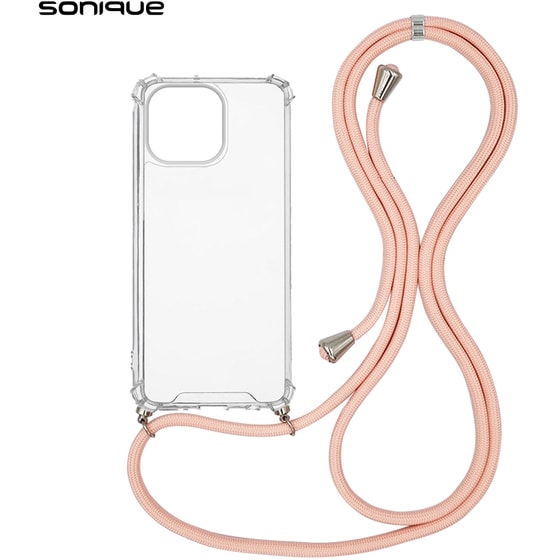Θήκη Apple iPhone 14 Pro Max - Sonique Armor Clear - Ροζ image 0
