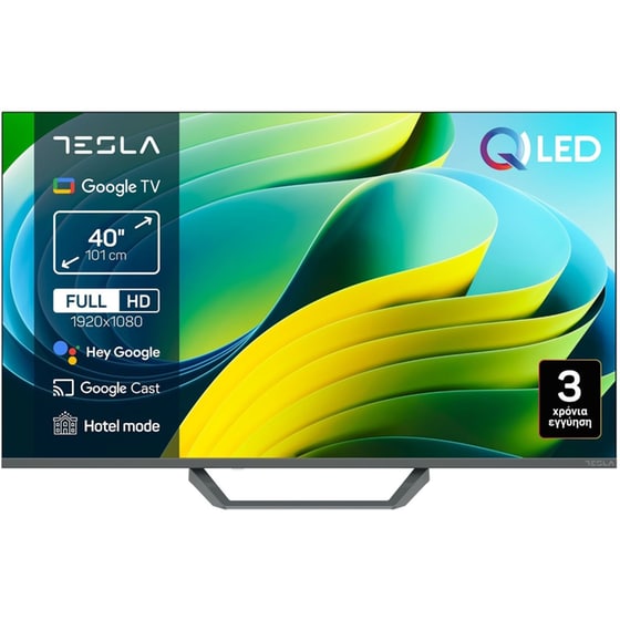 Tesla QLED 40" Full HD Google TV Τηλεόραση Q40E665GFS image 0