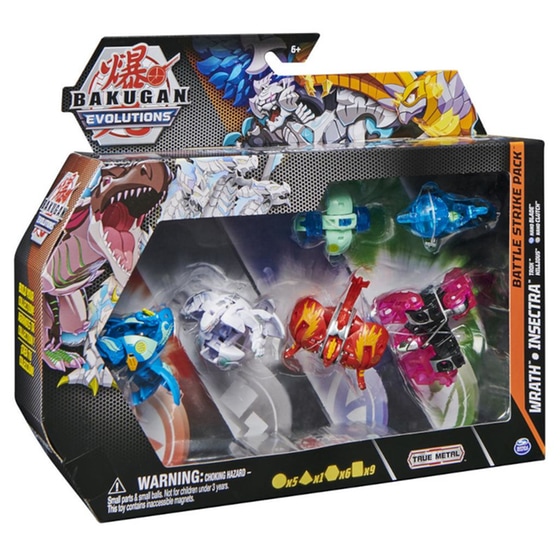 Spin Master Bakugan Evolutions Battle Strike Pack Χ6 image 1