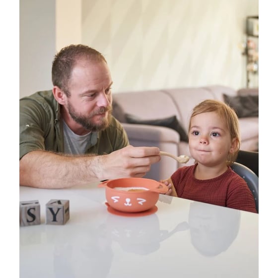 Σετ Σιλικόνης Fox (silicon bowl + spoon) image 2