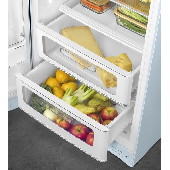 SMEG FAB28LPB6 270 Lt Pastel Blue Μπλε Ψυγείο Μονόπορτο image 6