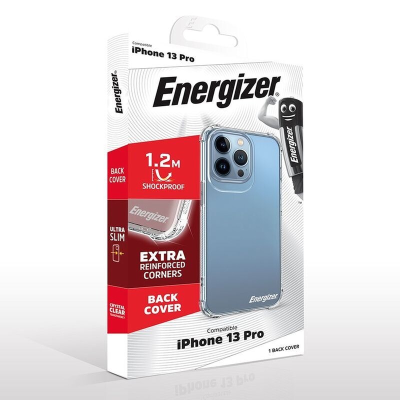 ENERGIZER Θήκη Apple iPhone 13 Pro - Energizer Shockproof Hardcase Ultra Slim - Transparent