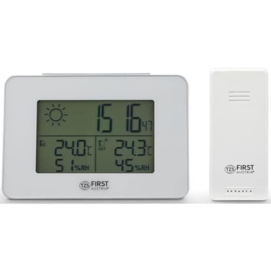 Μετεωρολογικός Σταθμός First Austria FA-2461-6 Με Ασύρματο Εξωτερικό Αισθητήρα - Λευκό image 1